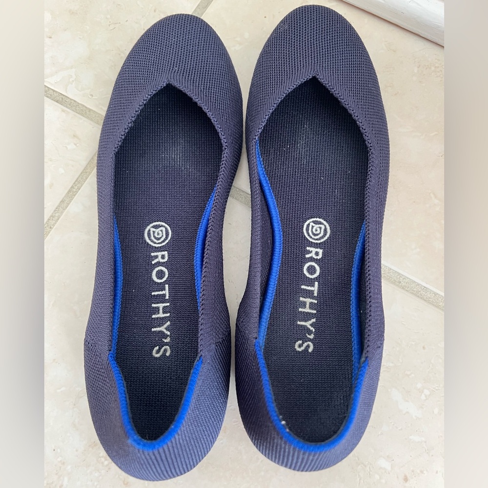 Rothy’s Navy Flats